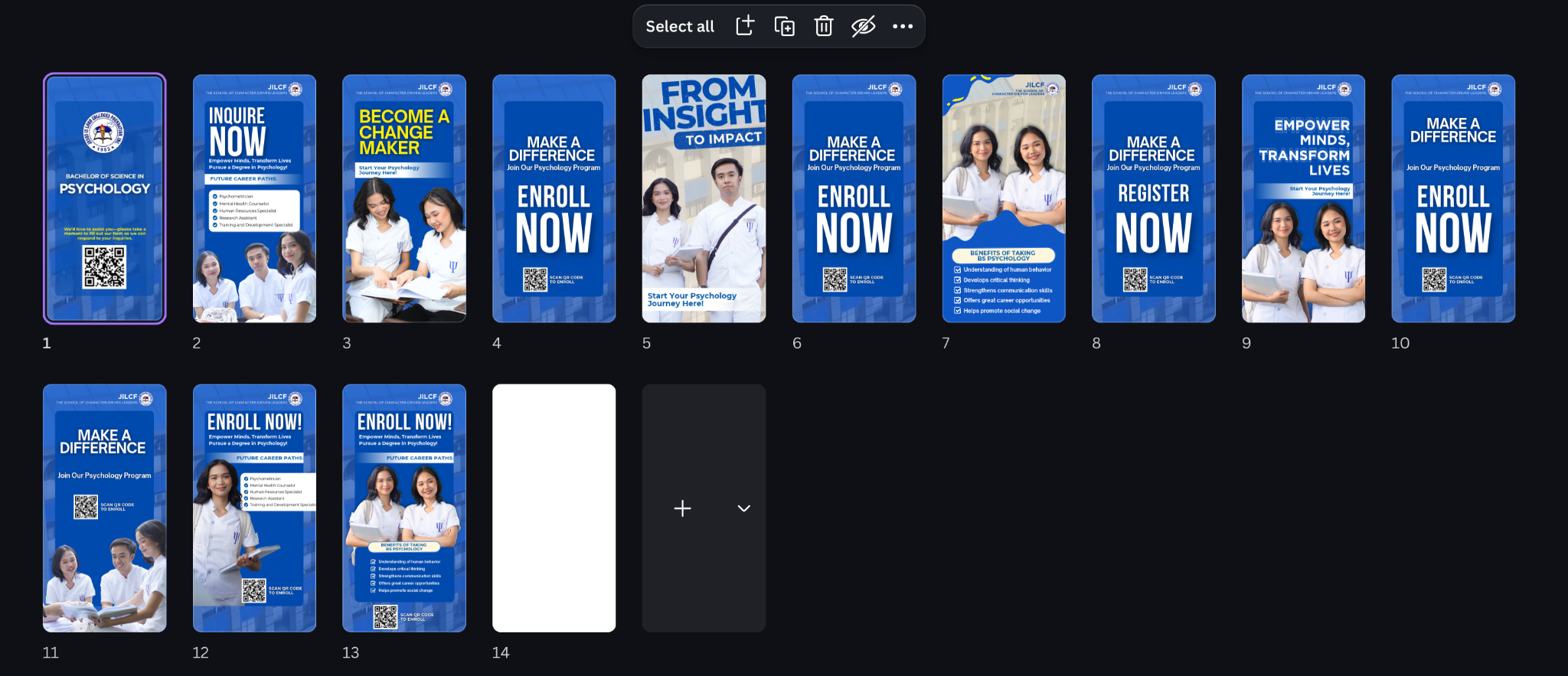 Psychology Program Campaign