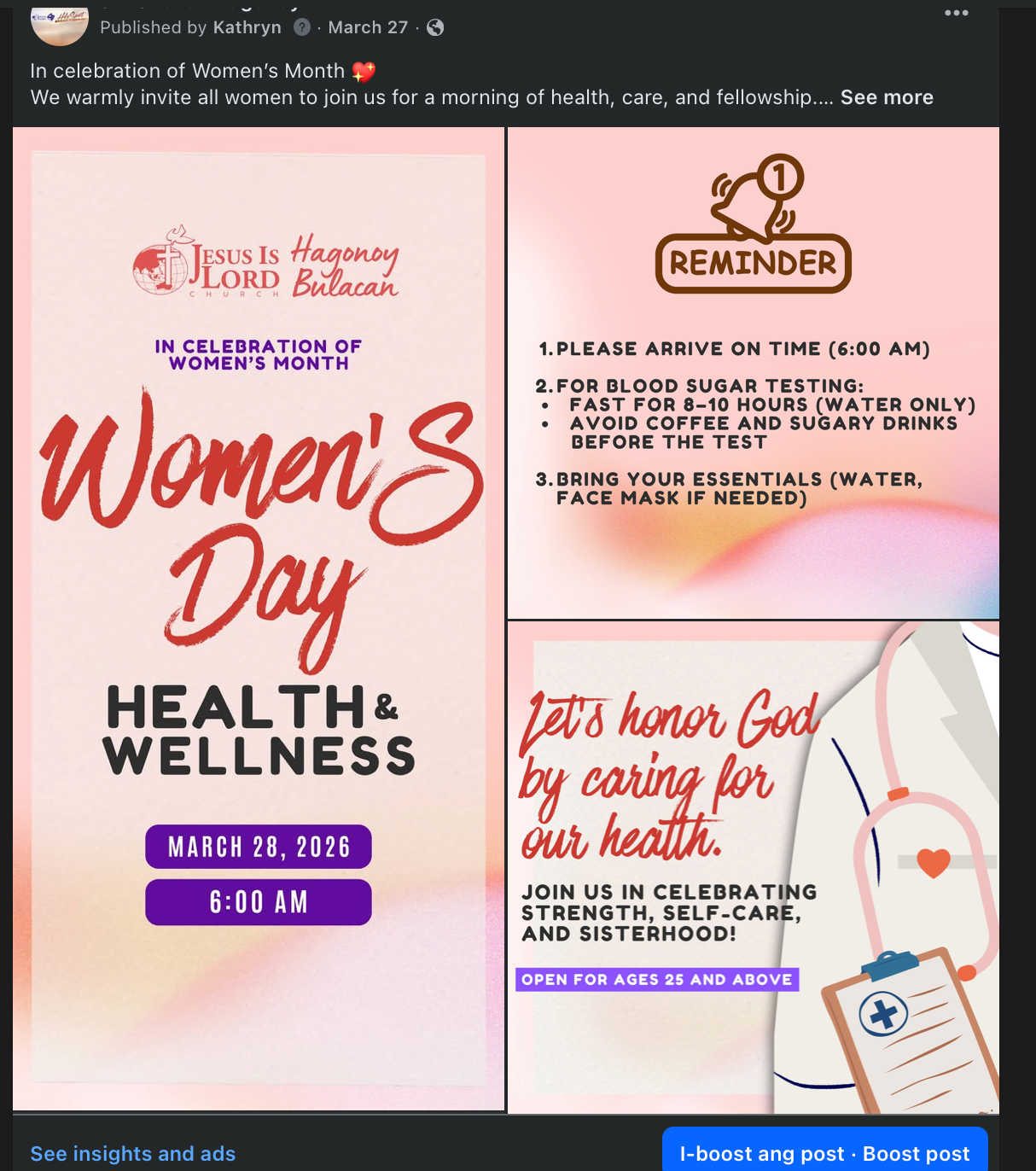 Women’s Health & Wellness Campaign